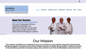 What Millenniummedicalgroup.org website looked like in 2019 (4 years ago)