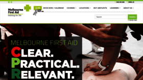 What Melbournefirstaid.com website looked like in 2019 (4 years ago)