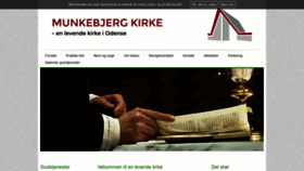 What Munkebjergkirke.dk website looked like in 2019 (4 years ago)