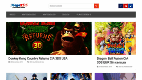What Mega3ds.com website looked like in 2019 (4 years ago)