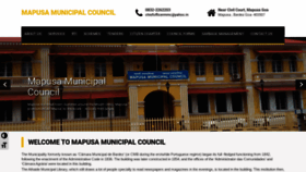 What Mapusamunicipal.com website looked like in 2019 (4 years ago)