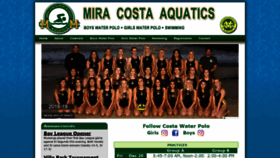 What Mustangaquatics.org website looked like in 2019 (4 years ago)