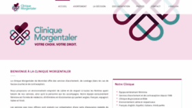 What Montrealmorgentaler.ca website looked like in 2019 (4 years ago)