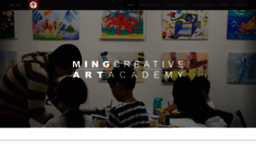 What Mingcreativeartacademy.com website looked like in 2019 (4 years ago)