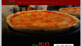 What Miaspizzeria.net website looked like in 2019 (4 years ago)