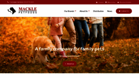 What Macklepetfoods.com website looked like in 2019 (4 years ago)