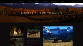 What Mastershandtraining.com website looked like in 2019 (4 years ago)