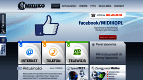 What Midiko.pl website looked like in 2019 (4 years ago)
