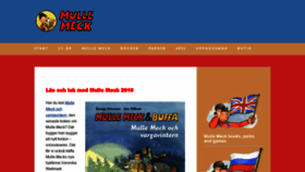 What Mullemeck.se website looked like in 2019 (4 years ago)