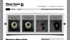 What Manor-house.co.nz website looked like in 2019 (4 years ago)