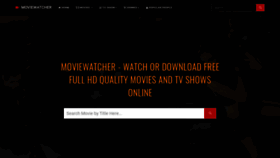 What Moviewatcher.site website looked like in 2019 (4 years ago)