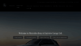 What Mercedes-benz-fairview.ca website looked like in 2019 (4 years ago)
