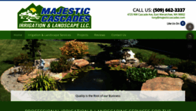 What Majesticcascades.com website looked like in 2019 (4 years ago)