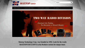 What Maxtop.com website looked like in 2019 (4 years ago)