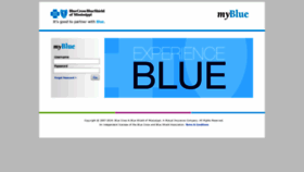 What Myaccessblue.com website looked like in 2019 (4 years ago)
