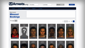 What Missouri.arrests.org website looked like in 2019 (4 years ago)