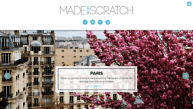 What Madefromscratch.co.nz website looked like in 2019 (4 years ago)