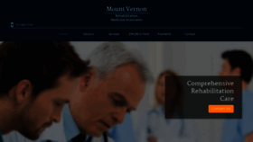 What Mountvernonrehab.com website looked like in 2019 (4 years ago)