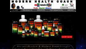 What Modernhealthcoach.com website looked like in 2019 (4 years ago)