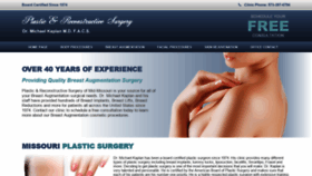 What Moplasticsurgery.com website looked like in 2019 (4 years ago)