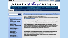 What Metgum.com website looked like in 2019 (4 years ago)