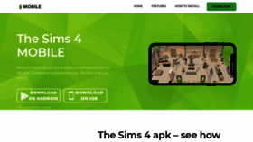 What Mobilesims4.com website looked like in 2019 (4 years ago)