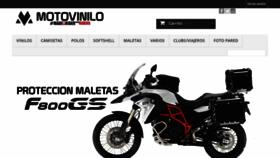 What Motovinilo.es website looked like in 2019 (4 years ago)