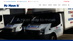 What Mrmoveit.co.uk website looked like in 2019 (4 years ago)