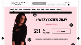 What Molly.pl website looked like in 2019 (4 years ago)