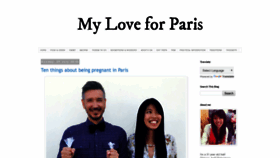 What Myloveforparis.com website looked like in 2019 (4 years ago)