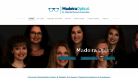 What Madeiraoptical.com website looked like in 2019 (4 years ago)