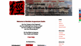 What Meridian-acupuncture-clinic.com website looked like in 2019 (4 years ago)
