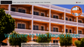 What Monreposhotel.com website looked like in 2019 (4 years ago)