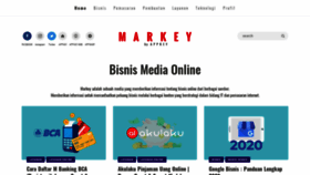 What Markey.id website looked like in 2019 (4 years ago)