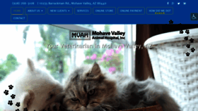 What Mohavevalleyanimalhospital.com website looked like in 2019 (4 years ago)
