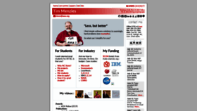 What Menzies.us website looked like in 2019 (4 years ago)