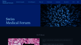 What Medicalforum.ch website looked like in 2019 (4 years ago)