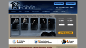 What Movemyhorse.com website looked like in 2019 (4 years ago)