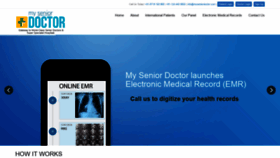 What Myseniordoctor.com website looked like in 2019 (4 years ago)