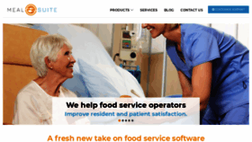 What Mealsuite.com website looked like in 2019 (4 years ago)