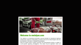What Metalyse.com website looked like in 2019 (4 years ago)