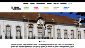 What Museudelisboa.pt website looked like in 2019 (4 years ago)
