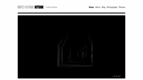 What Myokyawhtun.com website looked like in 2019 (4 years ago)