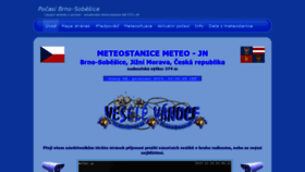 What Meteo-jn.cz website looked like in 2019 (4 years ago)