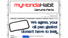 What Myhondahabit.com website looked like in 2019 (4 years ago)