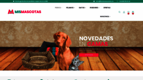 What Mismascotas.es website looked like in 2019 (4 years ago)