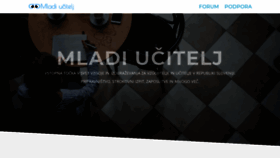 What Mladiucitelj.si website looked like in 2019 (4 years ago)