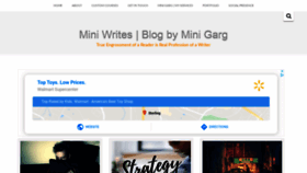 What Miniwrites.com website looked like in 2019 (4 years ago)