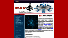 What Maxwifi.com.ar website looked like in 2019 (4 years ago)