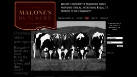 What Malonesbutchery.com website looked like in 2019 (4 years ago)